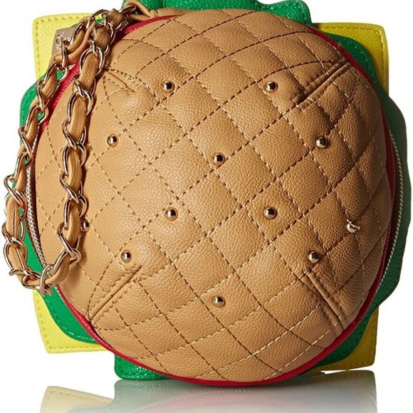 NWT Betsey Johnson NICE BUNS HAMBERGER WRISTLET - Picture 11 of 11